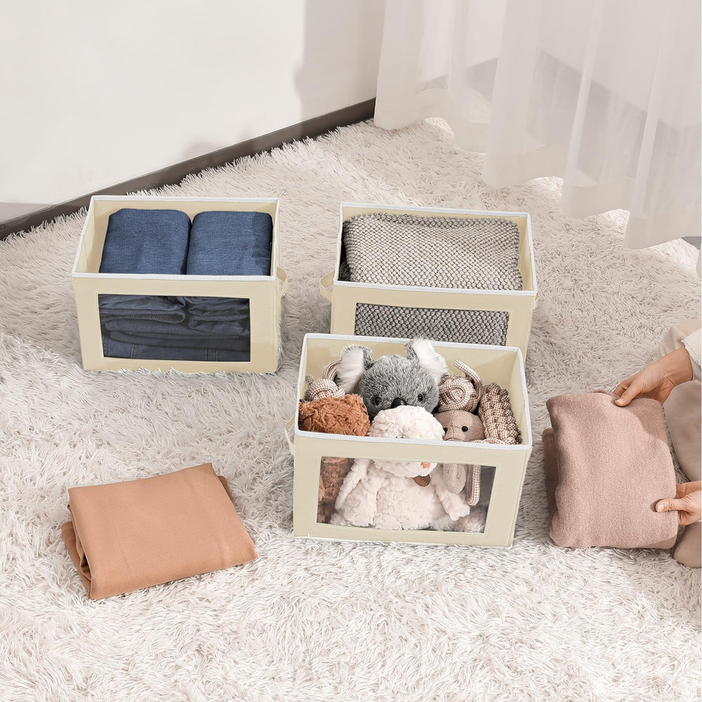 Homsorout boîte pliée pour rangement compact et gain de place