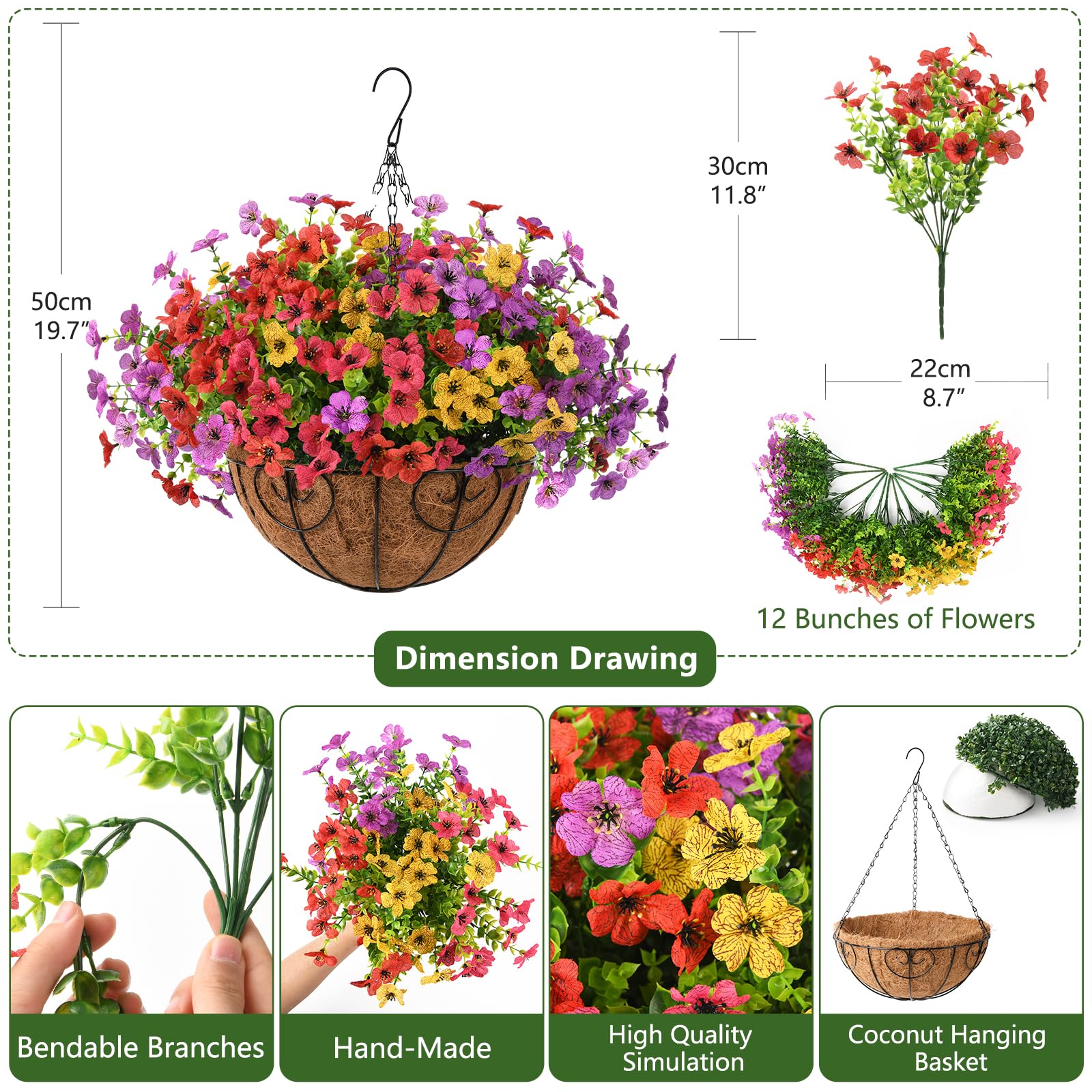 Homsunny fleurs marguerite gros plan affichant texture réaliste et couleur vive