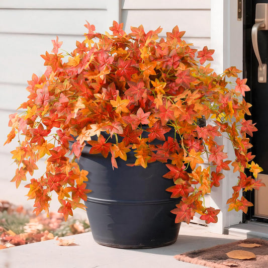 Homsunny emballage des 3 bouquets automne pour déco extérieure durable