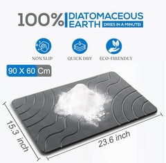 HOMY BLISS tapis de bain en usage dans une douche moderne, protège le sol