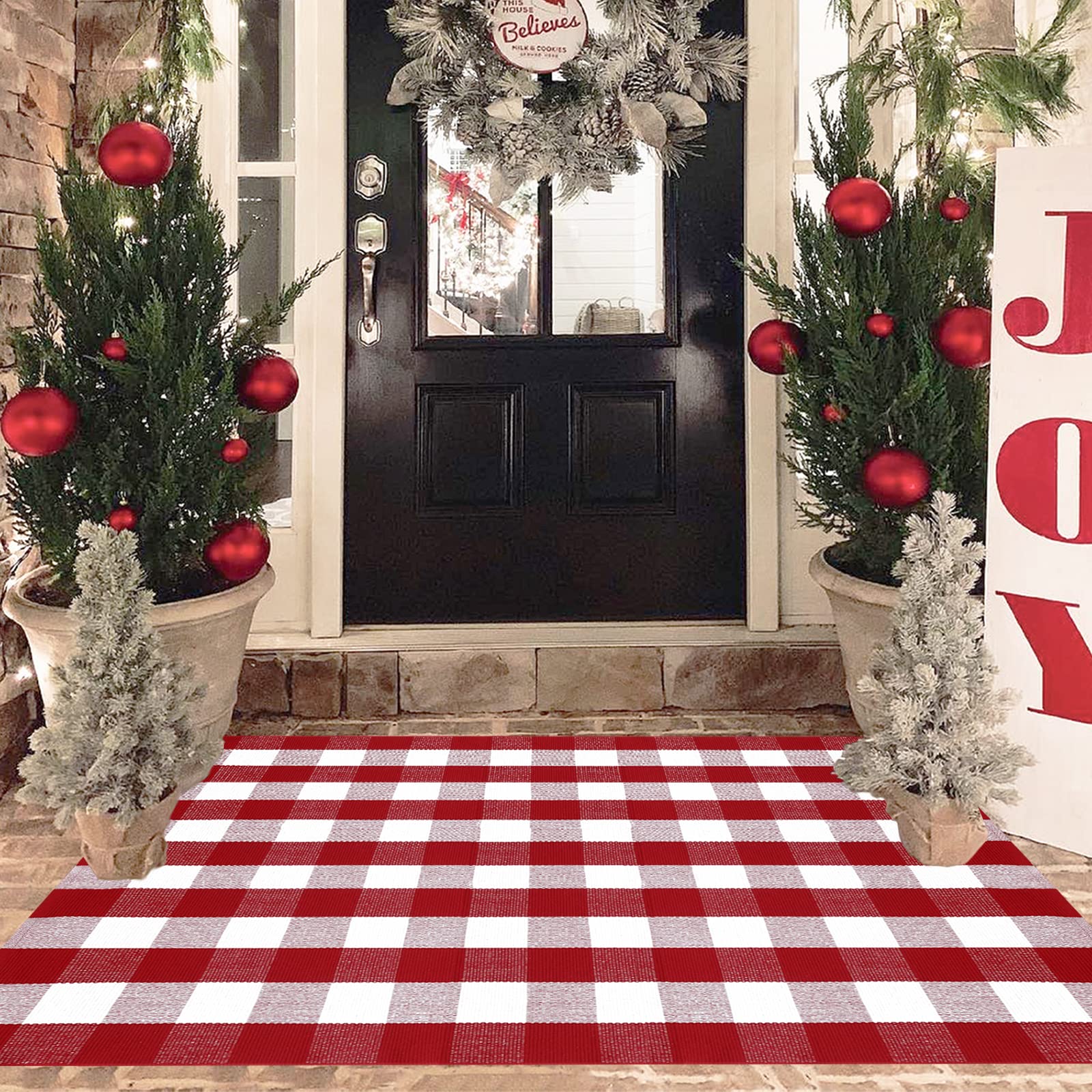 Homydecor tapis à côté d’un mètre pour visualiser la taille