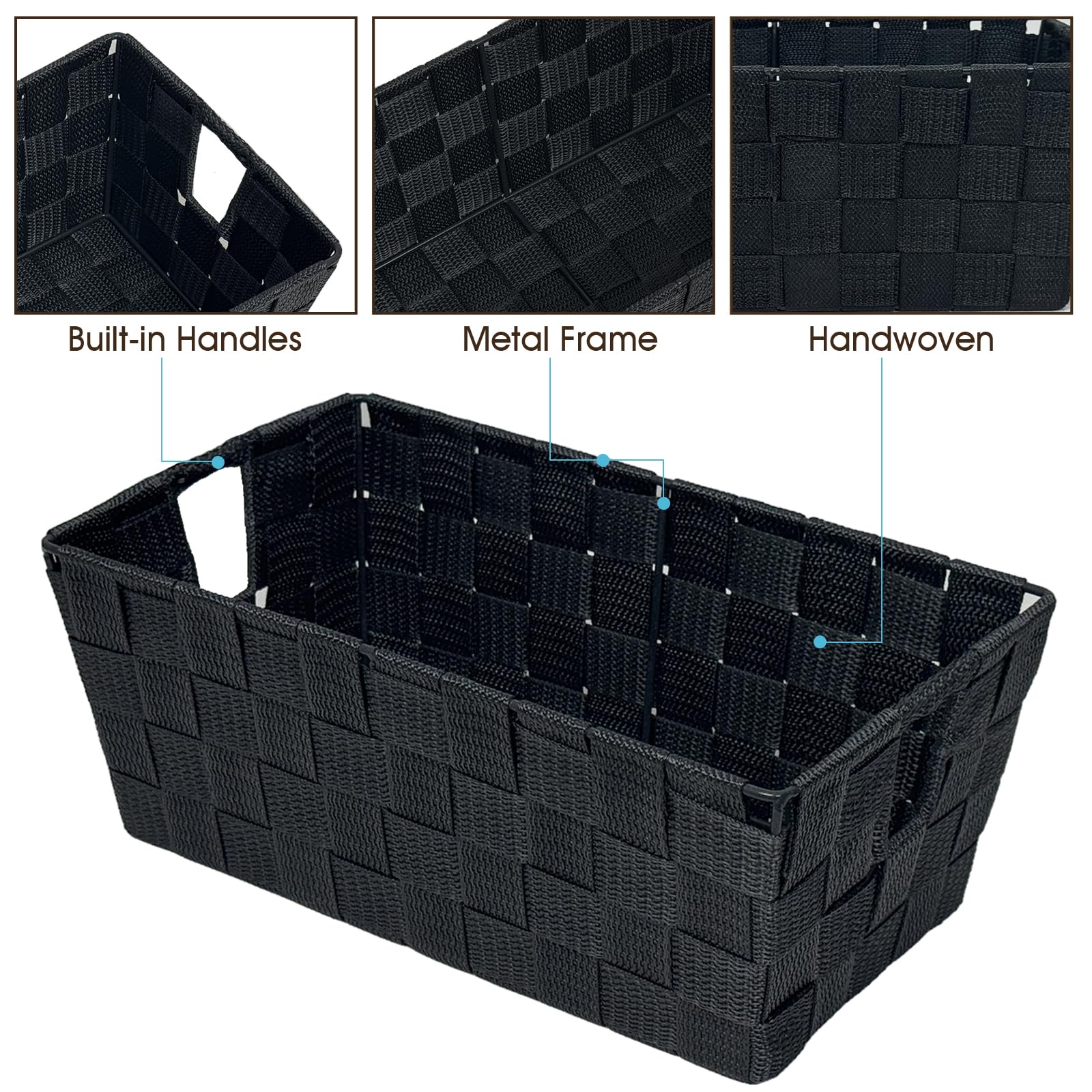 homyfort panier utilisé dans placard pour rangement vêtements et accessoires