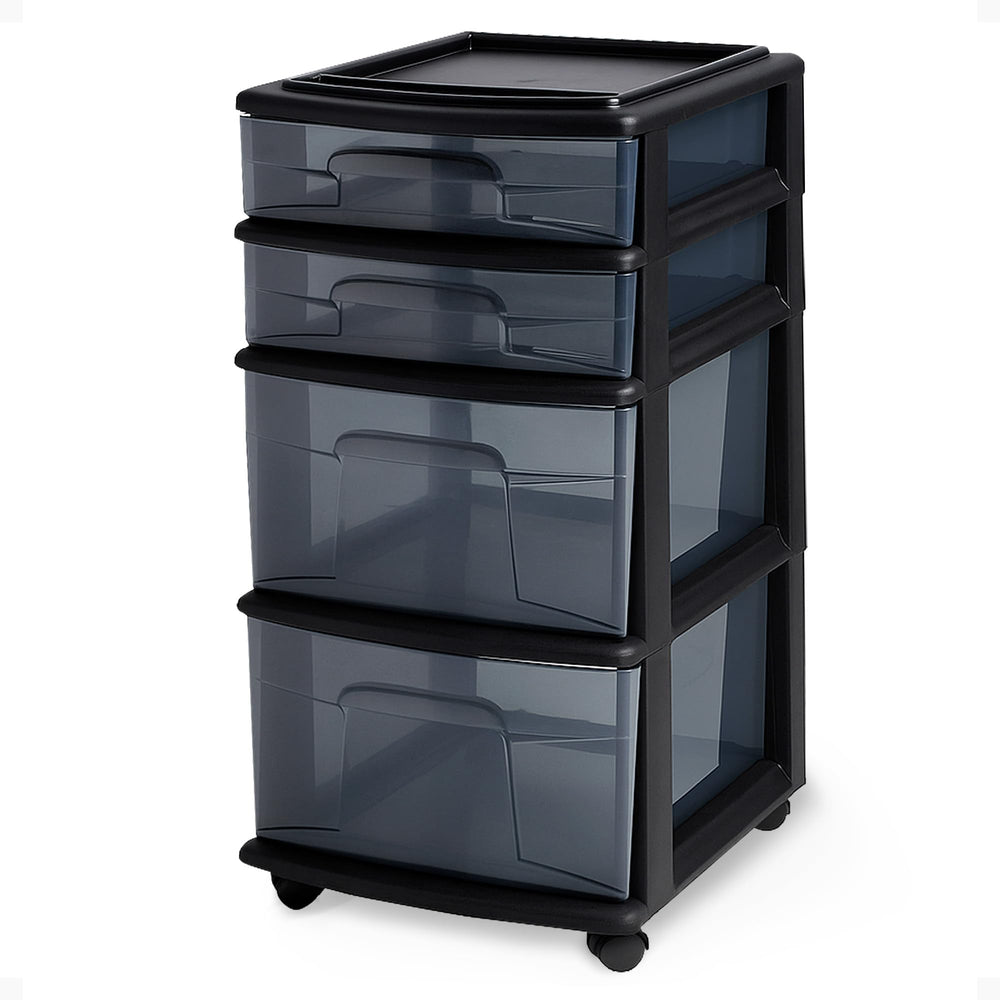HOMZ tour rangement face montrant les 4 tiroirs pour organisation rapide