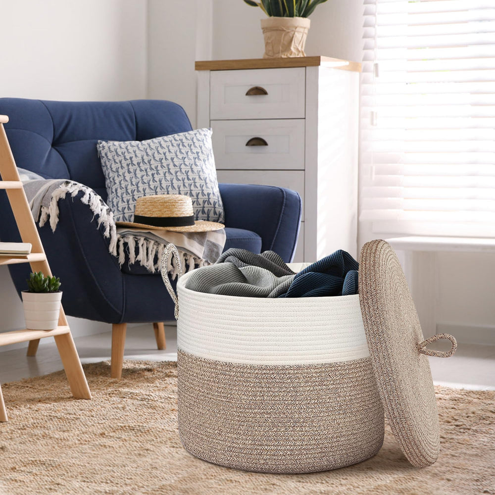 HONCESTA panier à côté d'objets pour comparaison taille pratique