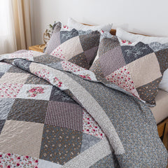 HoneiLife couette réversible montrant les deux faces et options de style