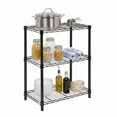 Honey-Can-Do vue frontale de l'étagère montrant rangement robuste