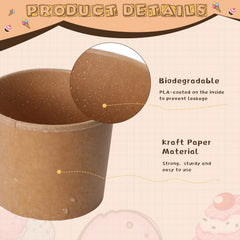 Honeydak gobelet en usage service glace démontrant praticité et propreté