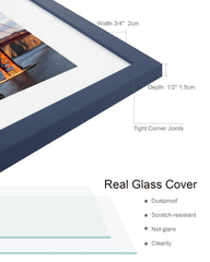 Hongkee mat amovible illustrant deux formats photo pratiques