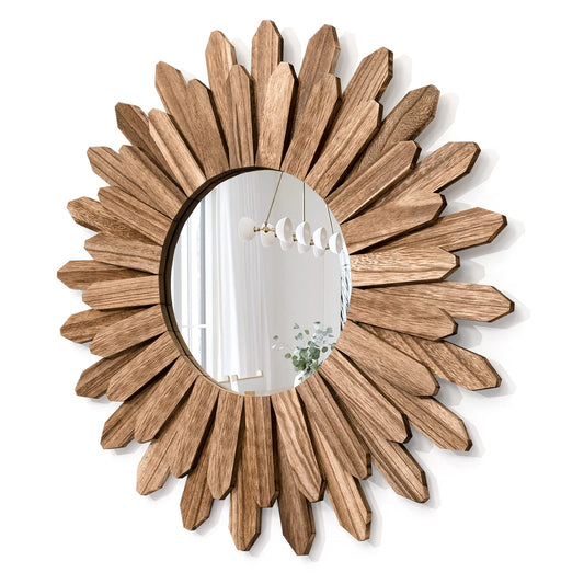 Honiway miroir face entière montré au mur donnant un point focal décoratif