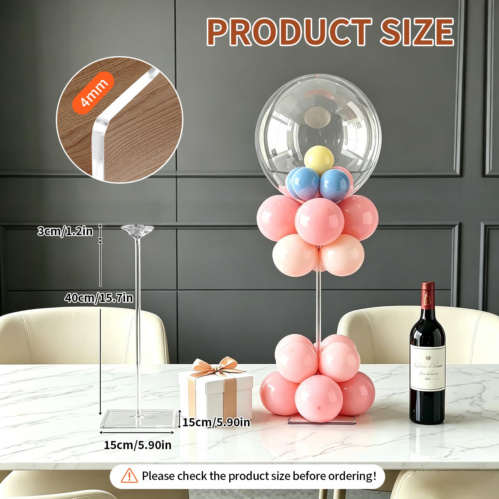 HONTUU gros plan sur l'acrylique transparent montrant finition nette