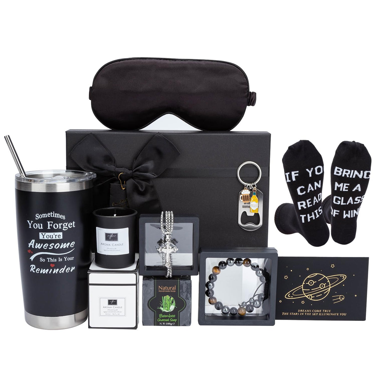 Honxicur coffret ouvert montrant tous les articles, présentation soignée et praticité