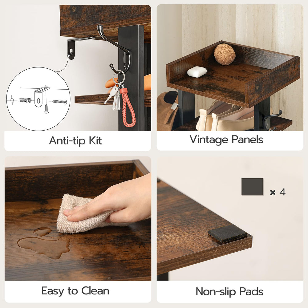 HOOBRO base renforcée et sangle anti-basculement pour stabilité