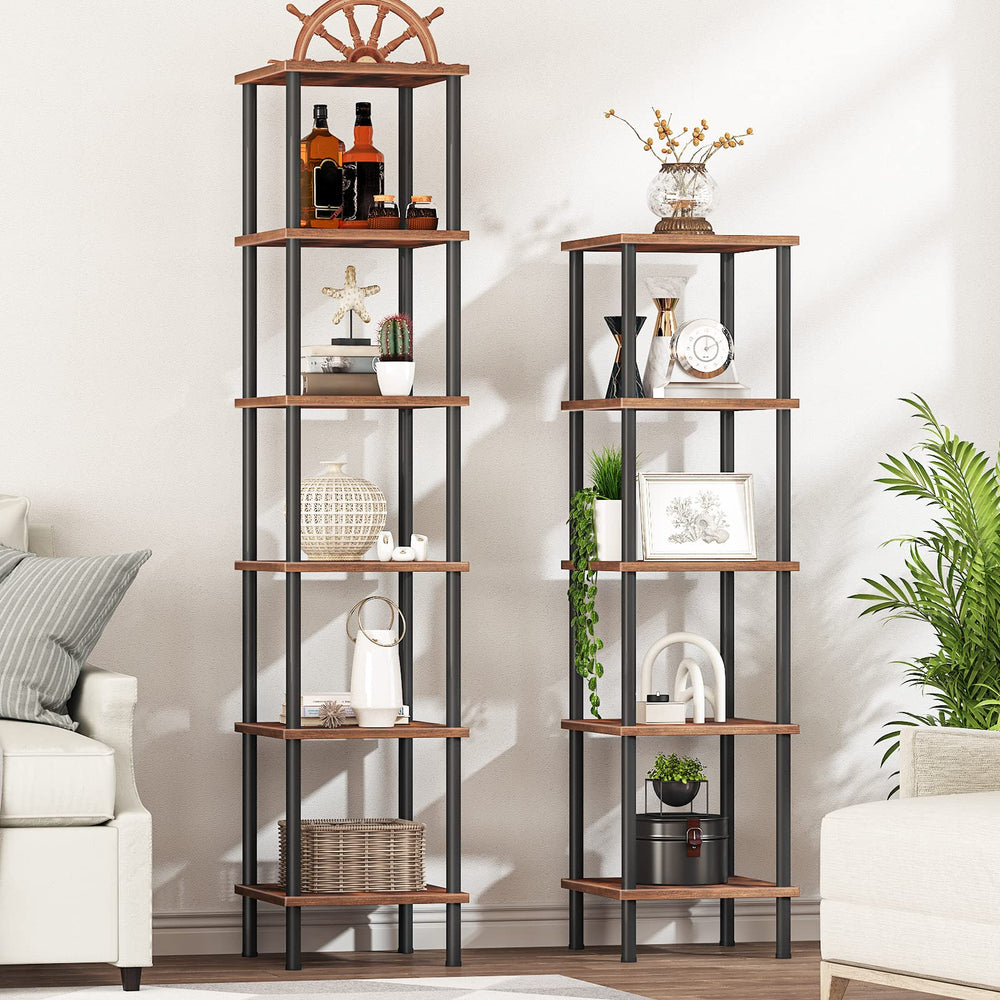 HOOBRO étagère stylée avec plantes illustrant mise en valeur déco