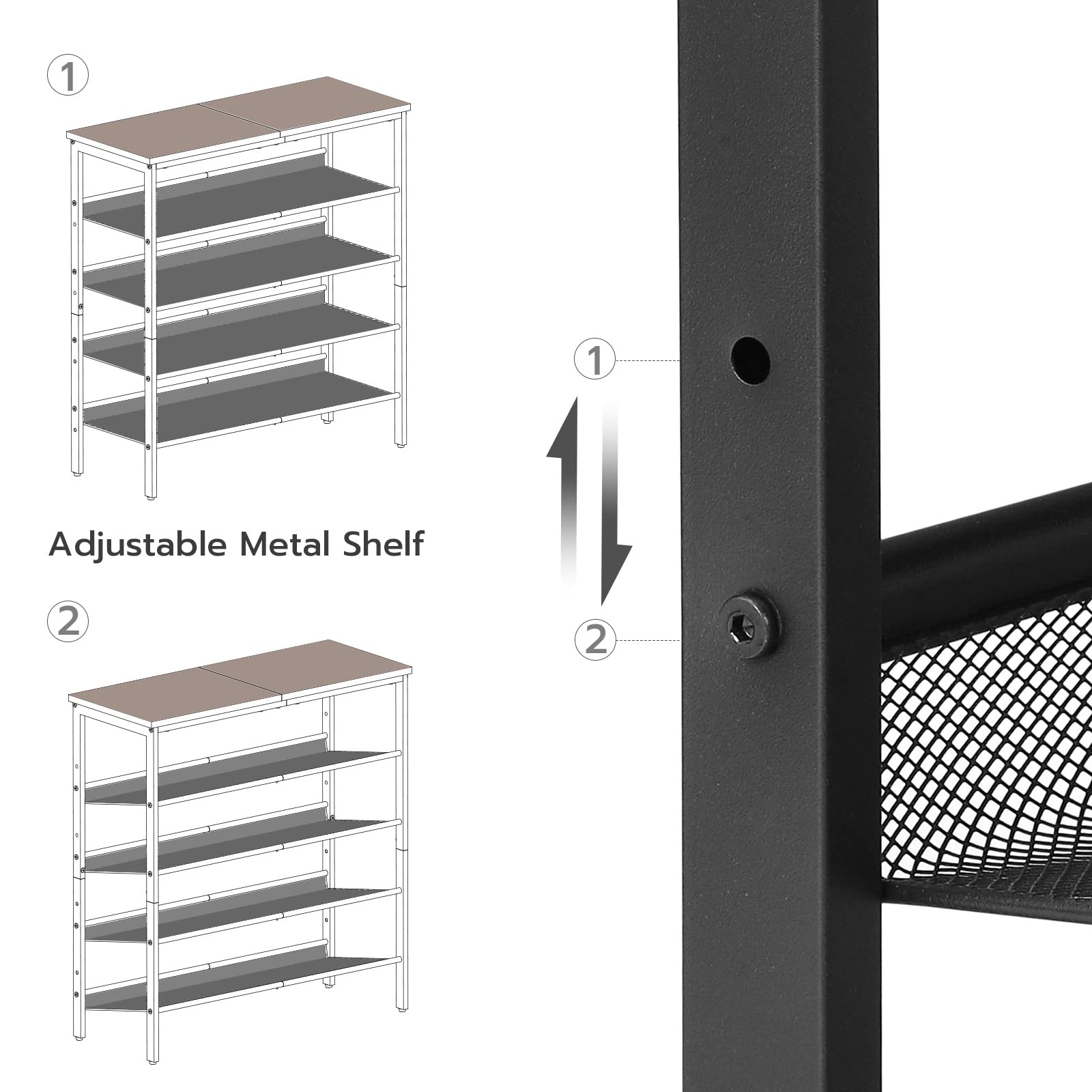 HOOBRO espace créé pour bottes hautes prouvant modularité pratique