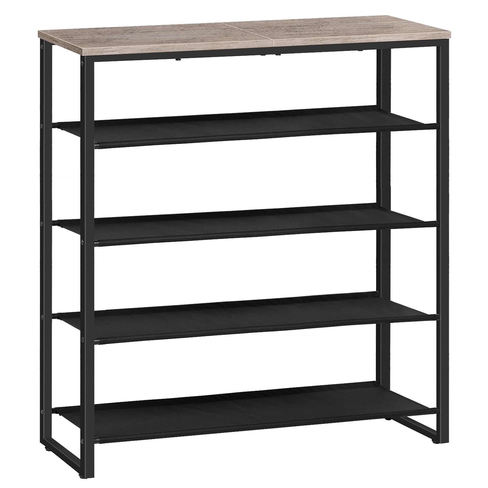 HOOBRO vue de face de l'étagère range 16–20 paires et optimise l'entrée
