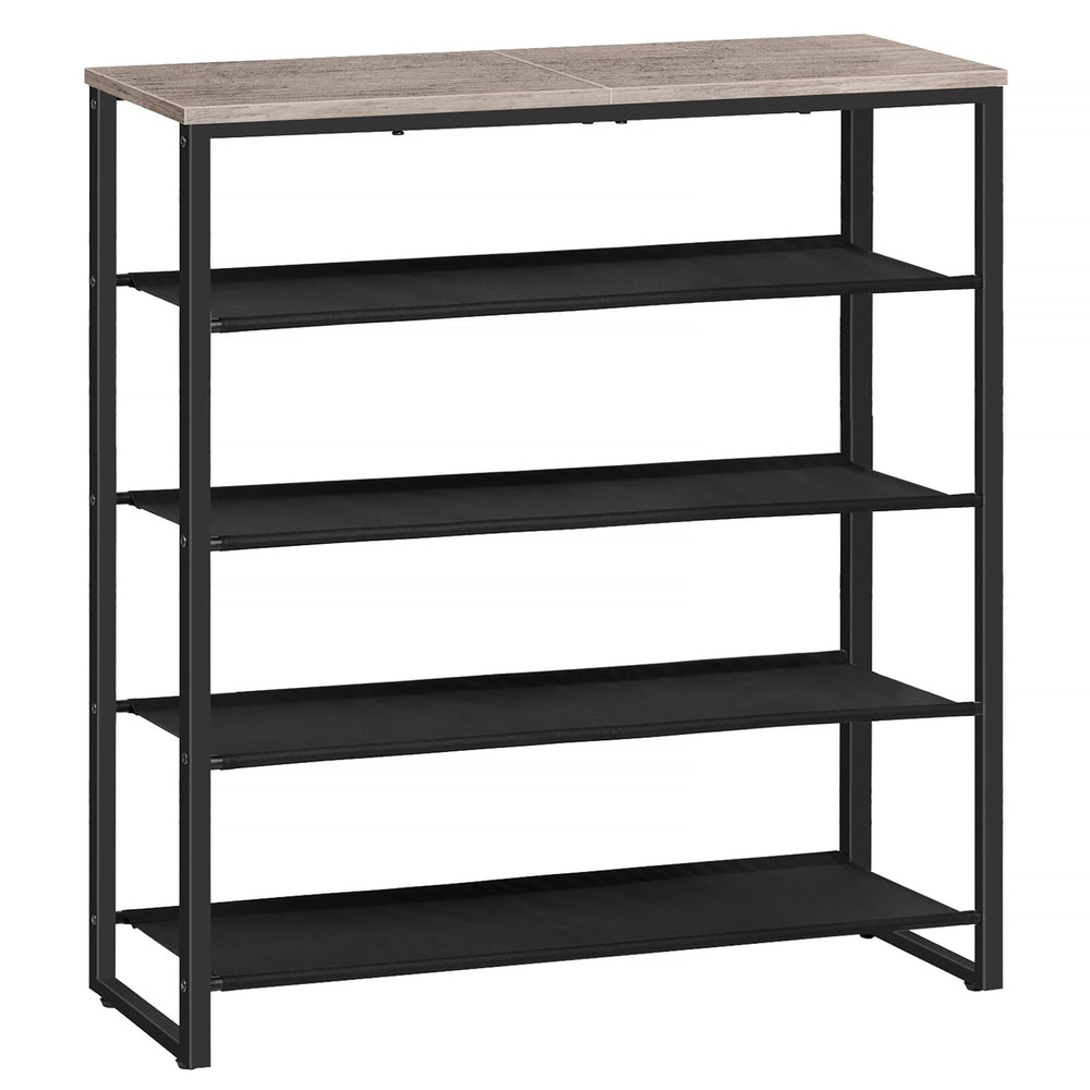 HOOBRO vue de face de l'étagère range 16–20 paires et optimise l'entrée