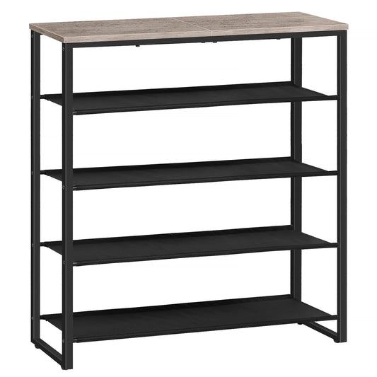 HOOBRO vue de face de l'étagère range 16–20 paires et optimise l'entrée