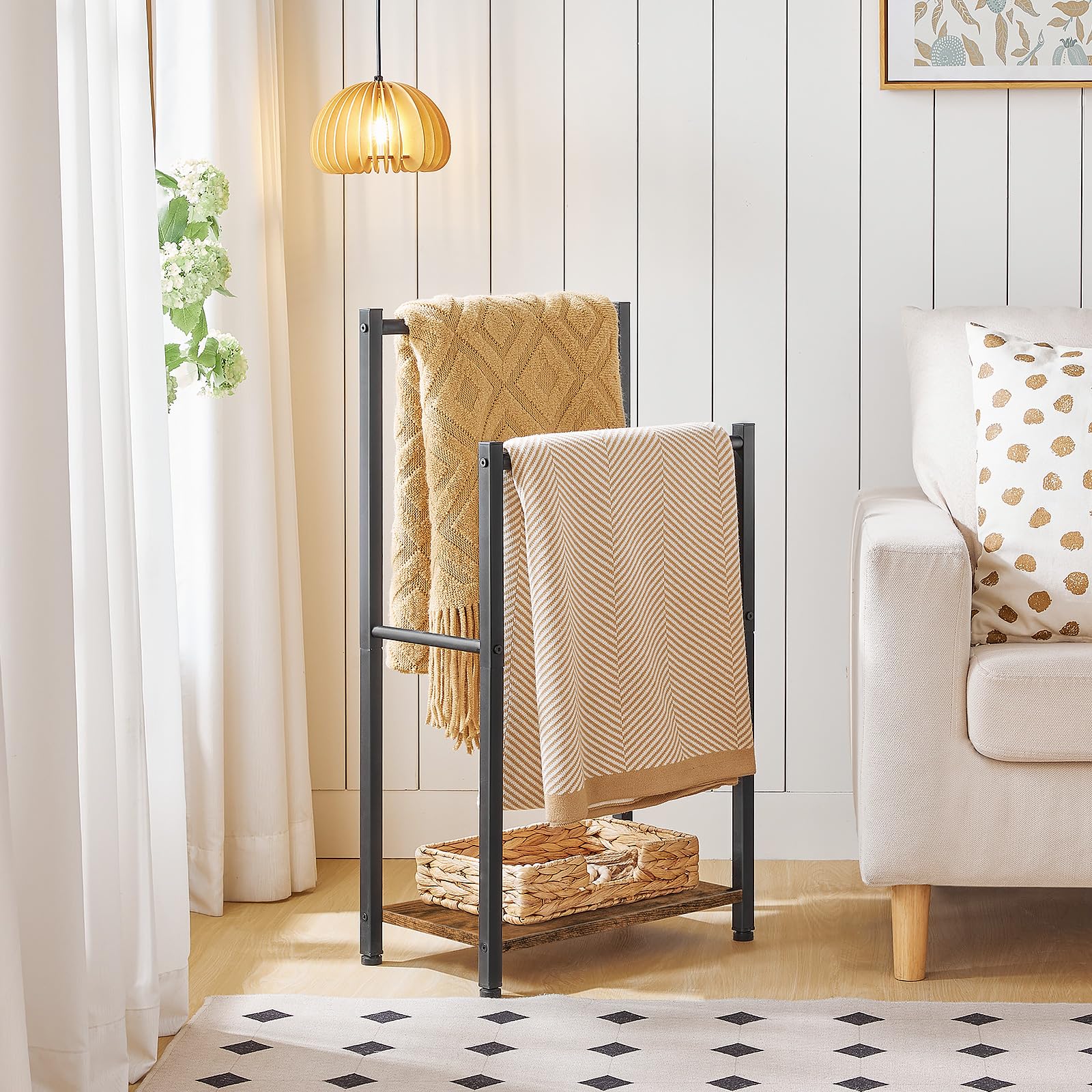 HOOBRO porte-serviettes en salle de bain optimisant l'espace
