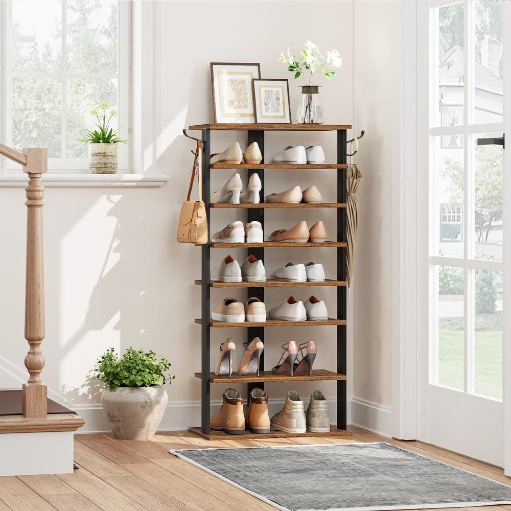 HOOBRO rangement avec bottes et talons optimisant hauteur utile