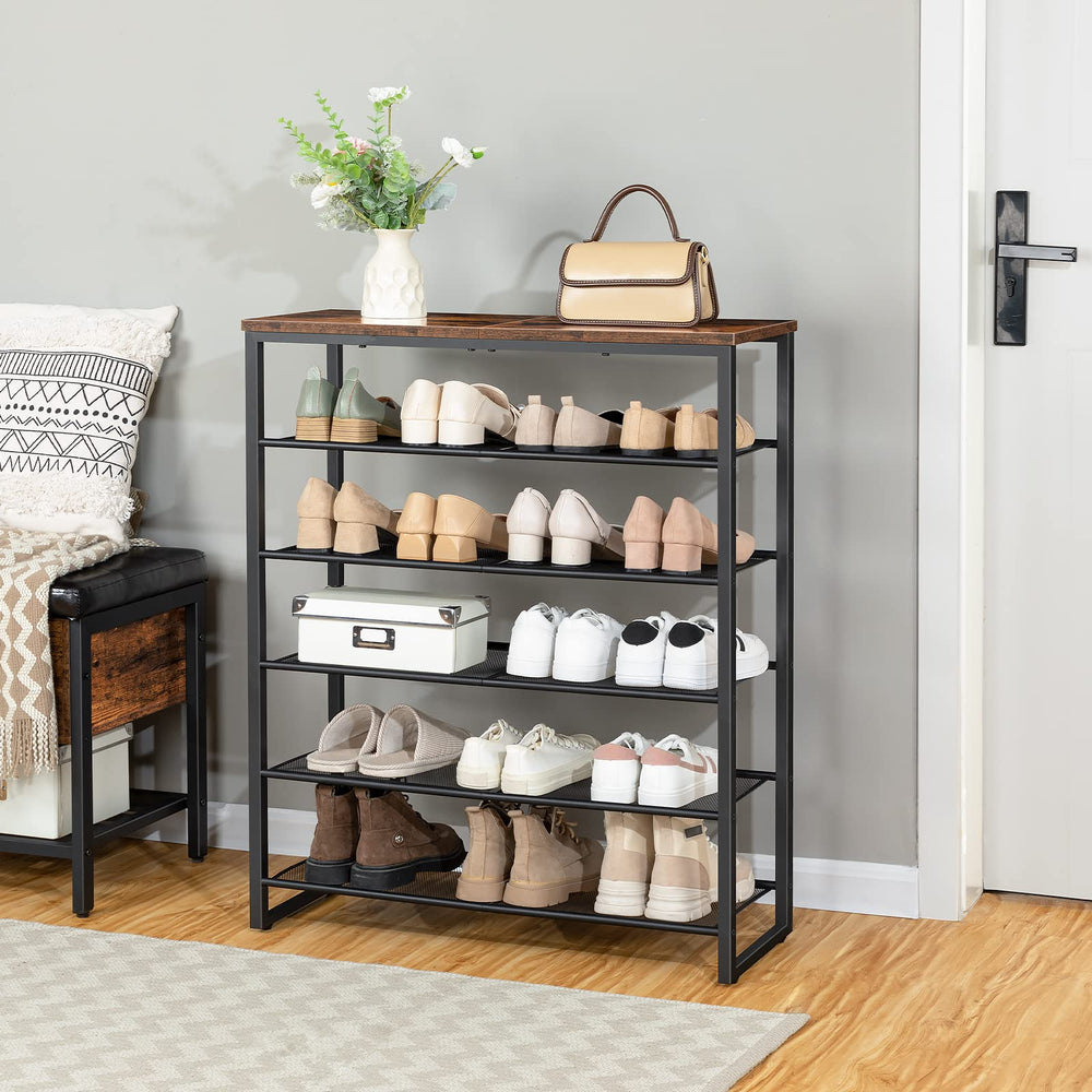 HOOBRO meuble rempli de baskets, gain d'espace visible