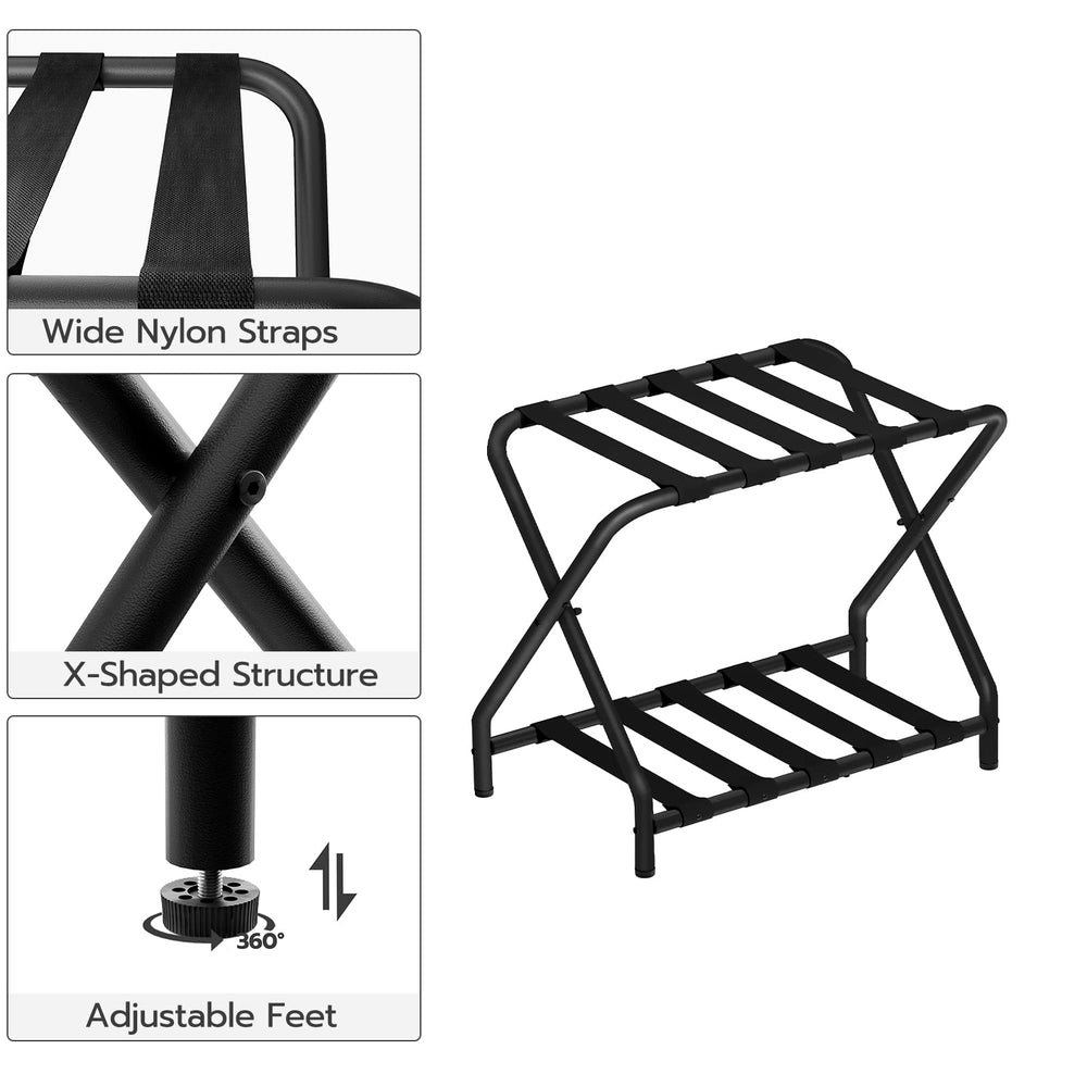 HOOBRO support avec valise démontrant capacité jusqu'à 100 lb