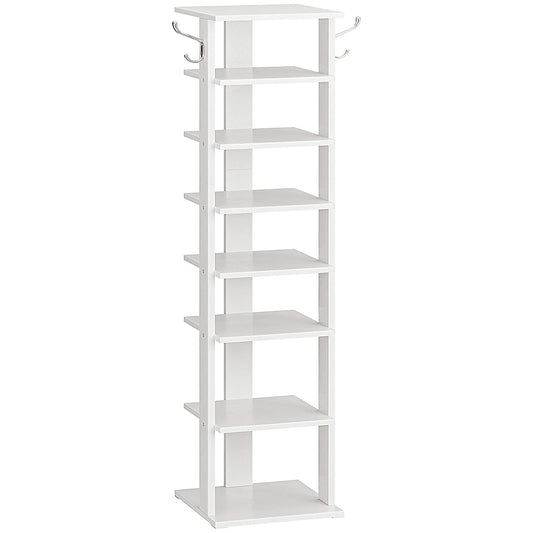 HOOBRO vue frontale du meuble à chaussures montrant rangement compact