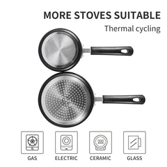 HooJay couvercles en verre trempé avec vapeur visible, contrôle facile de cuisson