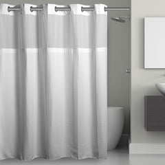 Hookless rideau face avant blanc montrant style et protection