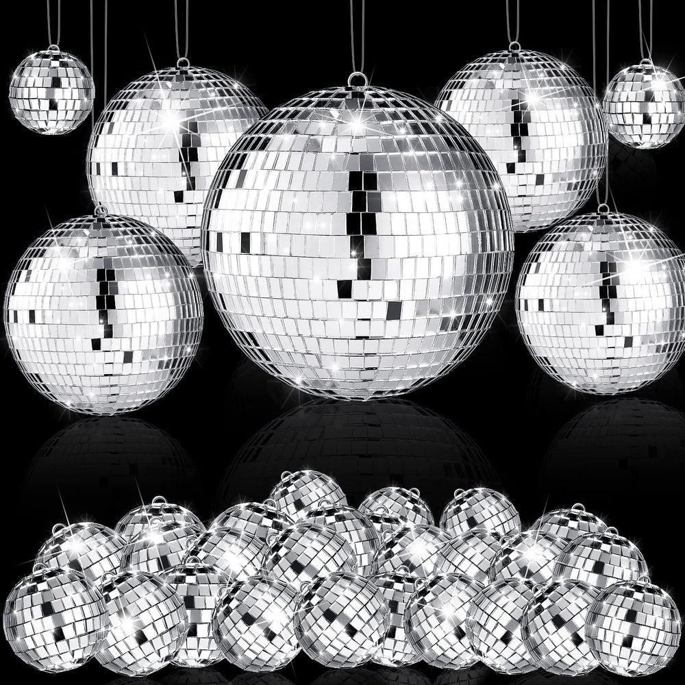 Hoolerry vue d'ensemble des 65 boules disco, crée ambiance festive