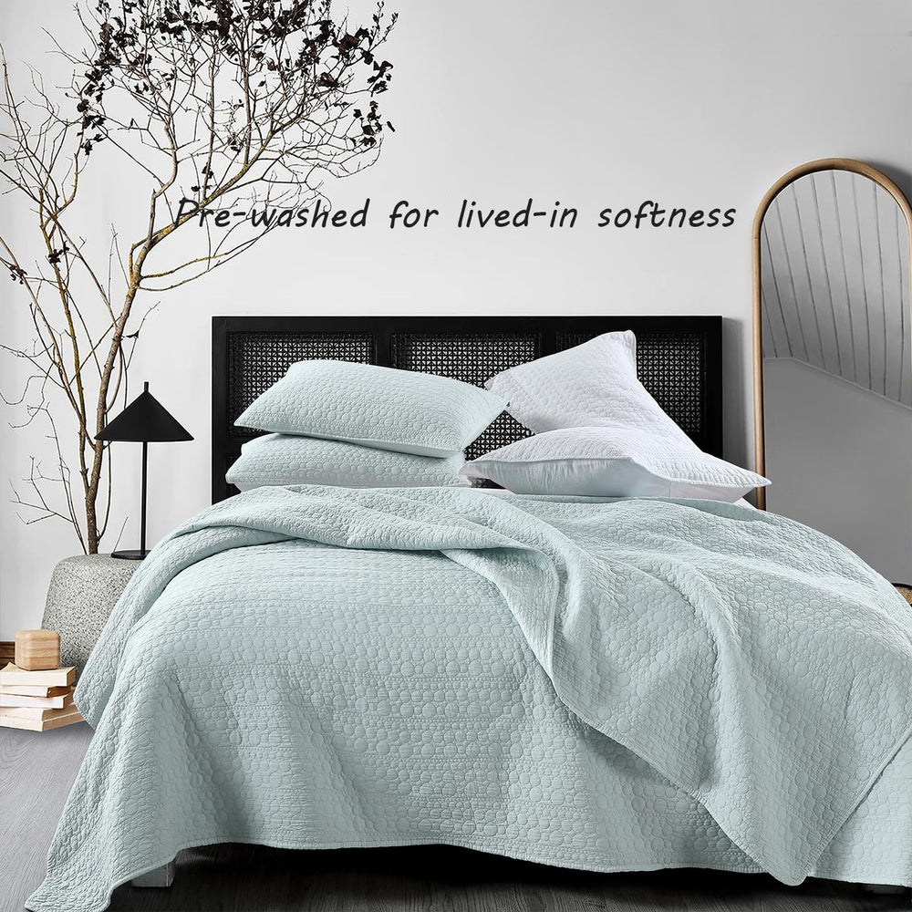 HORIMOTE HOME gros plan piquage spots géométriques, texture raffinée garantit tenue