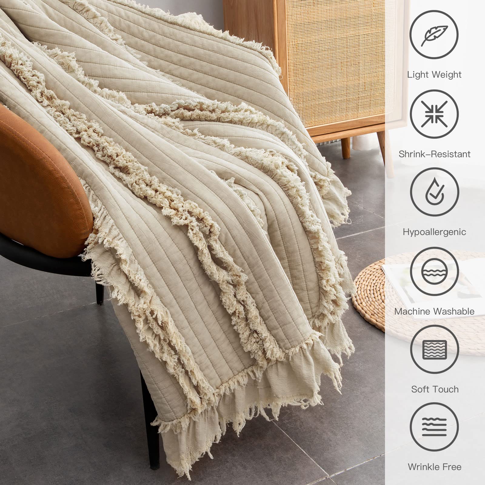 HORIMOTE HOME texture microfibre douce montrant confort et chaleur
