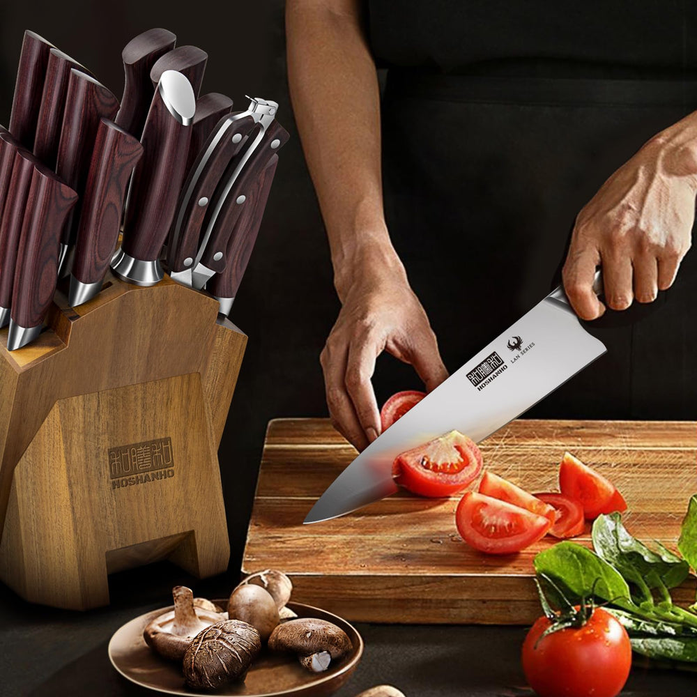 HOSHANHO assortiment de couteaux à steak prêts pour le service à table