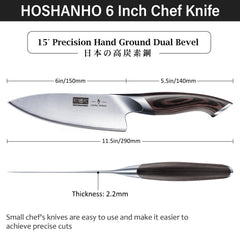 HOSHANHO gros plan tranchant présentant la précision de coupe et la durabilité