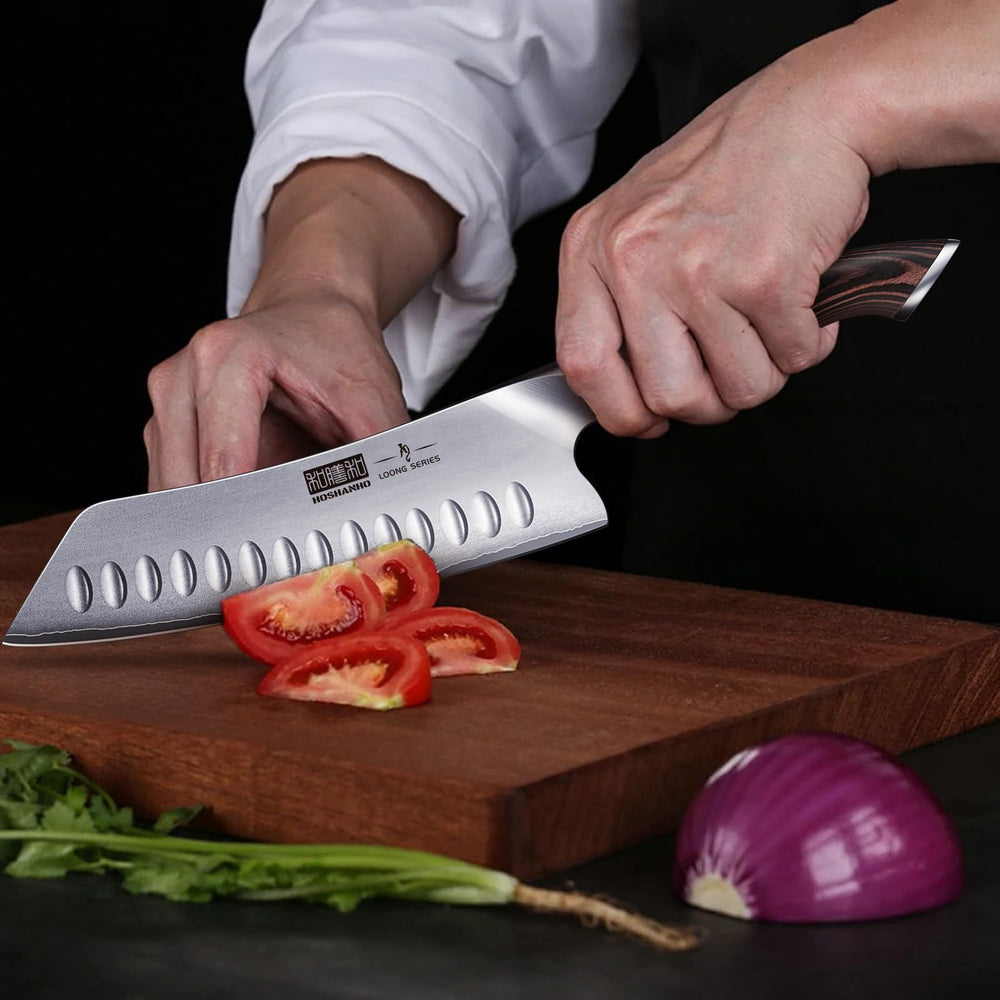 HOSHANHO profil montrant rainures double-face, moins d'adhérence alimentaire