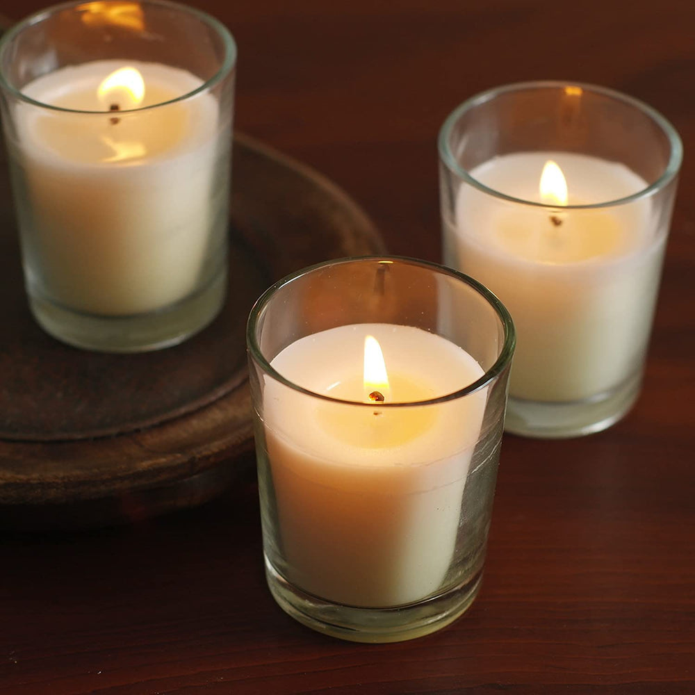 Hosley allée de cérémonie éclairée par votives pour atmosphère romantique