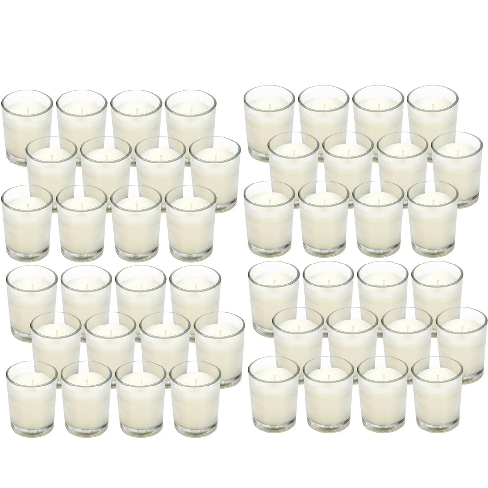 Hosley paquet complet de 48 votives en verre pour multiples tables