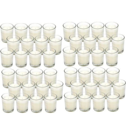 Hosley paquet complet de 48 votives en verre pour multiples tables