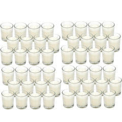 Hosley paquet complet de 48 votives en verre pour multiples tables