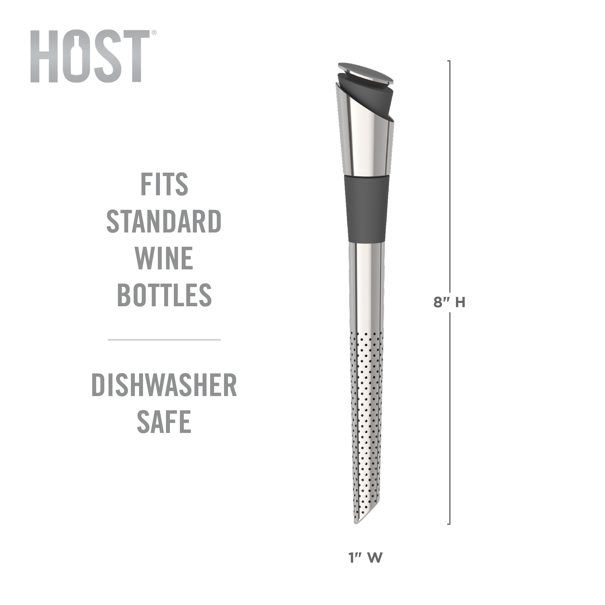 Host bouchon silicone en détail assurant étanchéité et conservation
