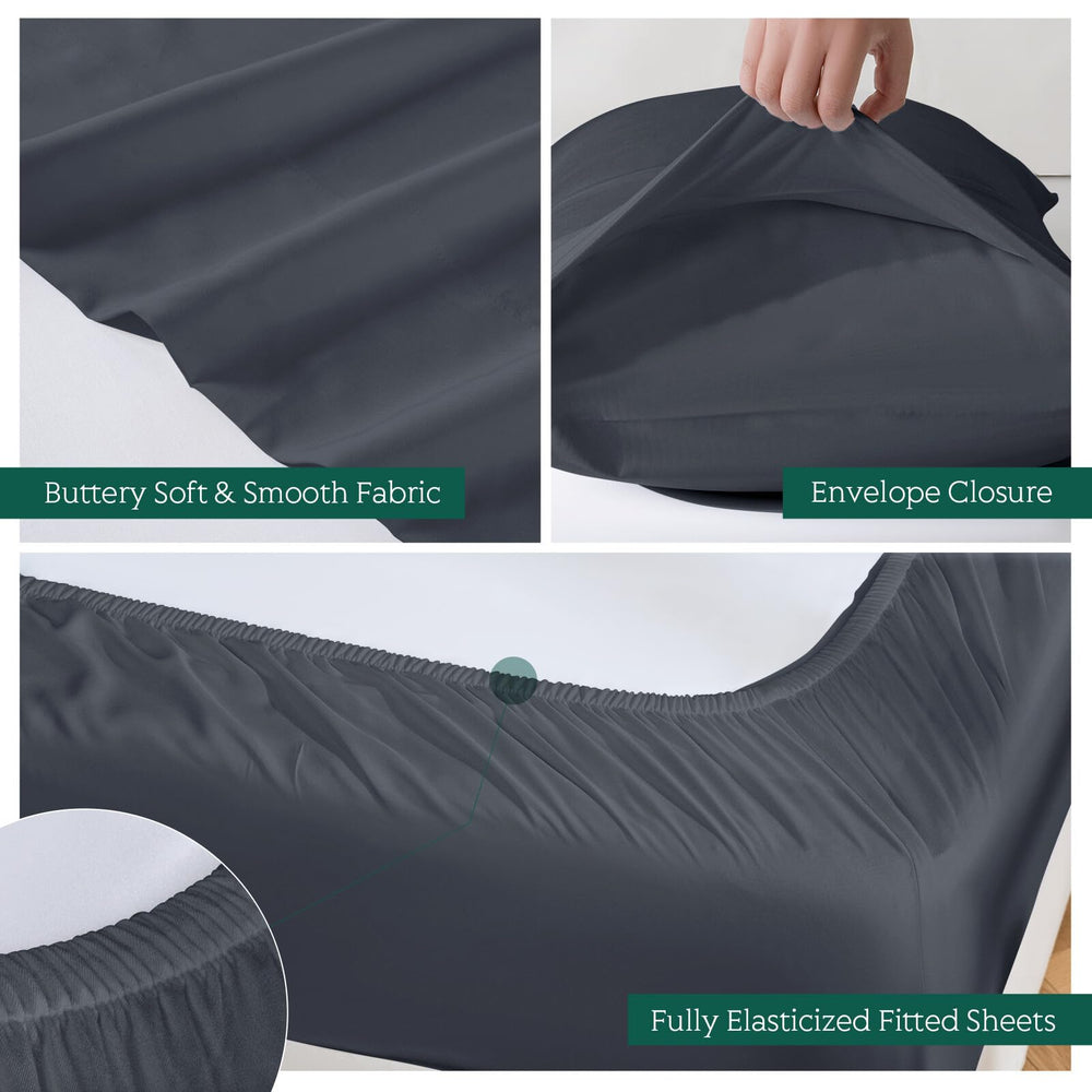 HOT SLEEPER SHEETS taies à rabat et couture renforcée montrant durabilité