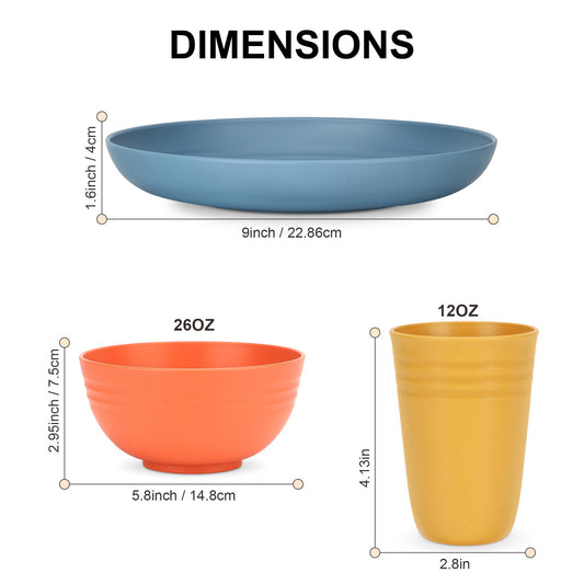 HOTEC assiette 23 cm multicolore mettant en valeur design et praticité