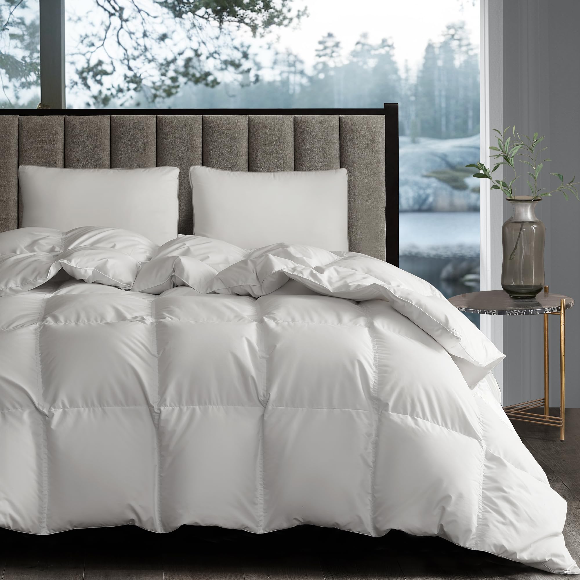 Hotel Grand couette face avant King montrant finition et confort