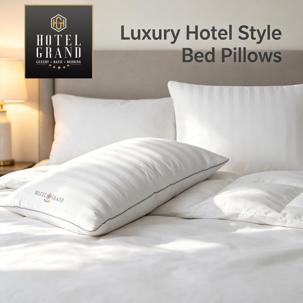 Hotel Grand oreiller dans une chambre stylée évoquant relaxation et ambiance hôtelière