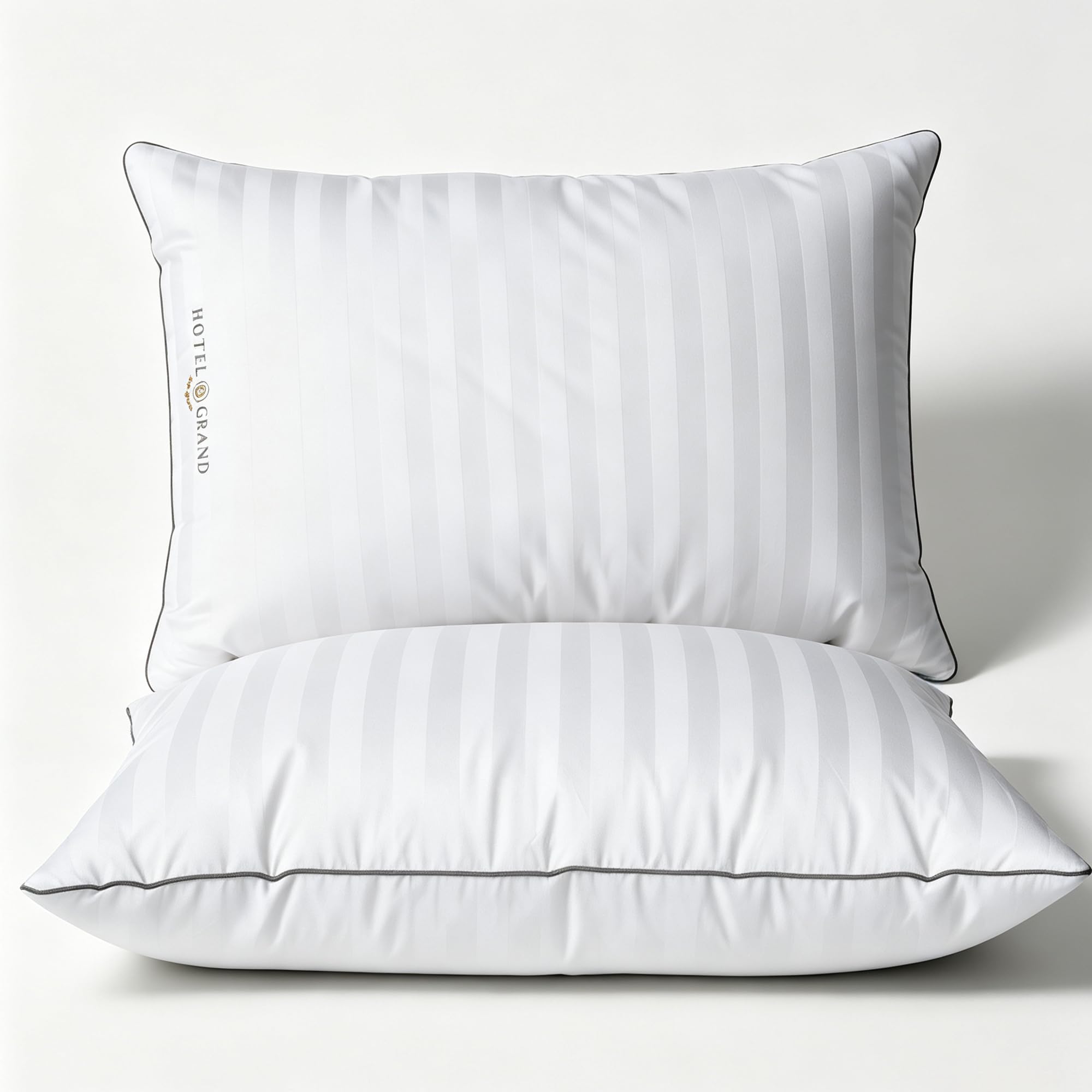 Hotel Grand oreiller recto packaging montrant élégance et confort hôtelier