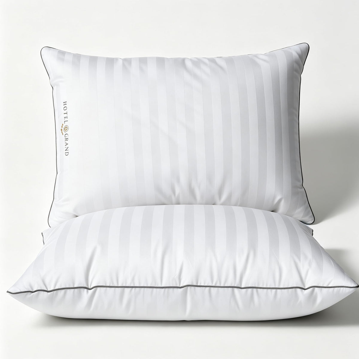 Hotel Grand oreiller recto packaging montrant élégance et confort hôtelier