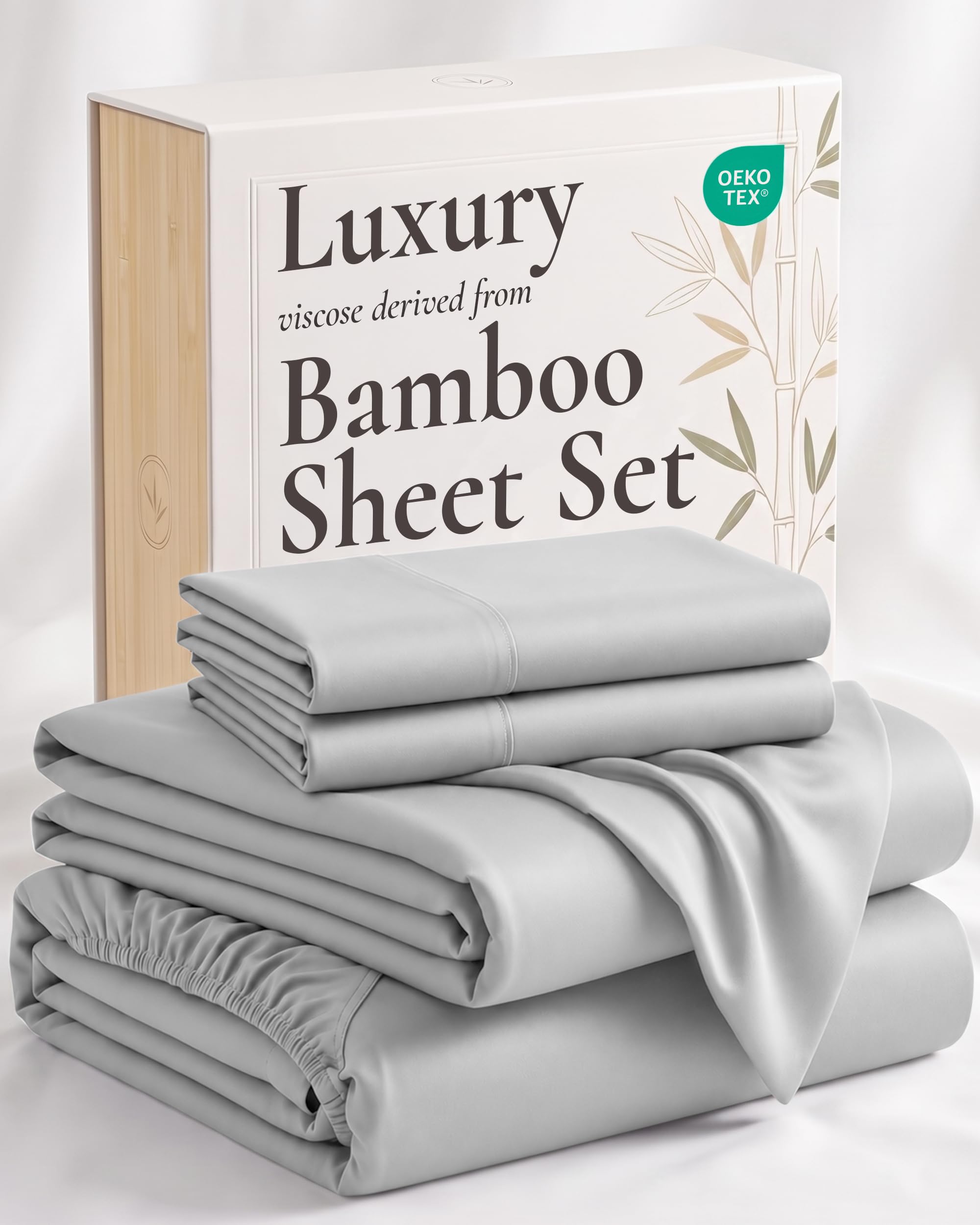 Hotel Sheets Direct draps king sur lit montrant confort et esthétique