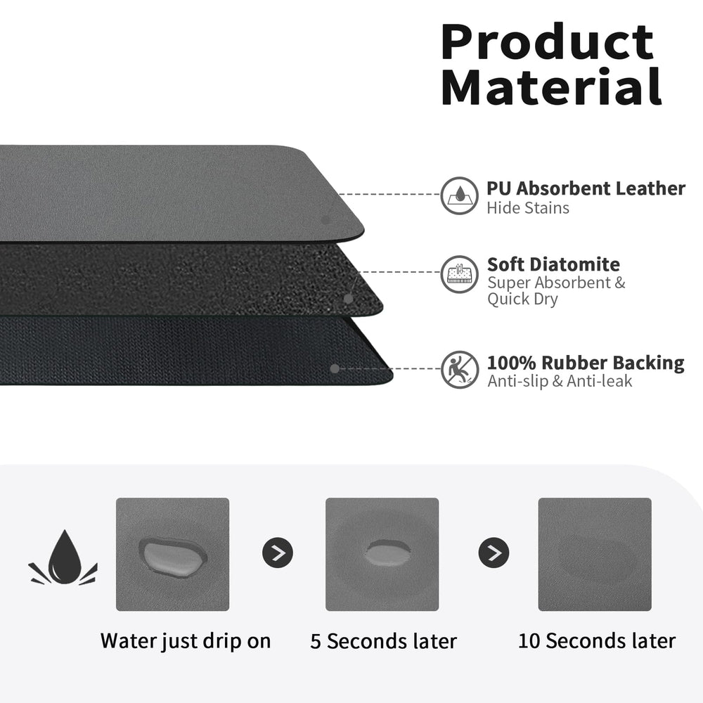 HotLive gros plan microfibre montre texture absorbante pour séchage rapide