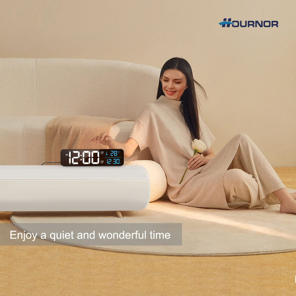 Hournor bouton luminosité cinq niveaux pour confort visuel