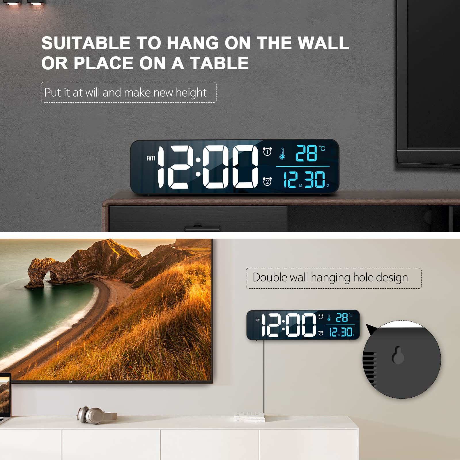 Hournor mode nuit atténué pour sommeil non perturbé