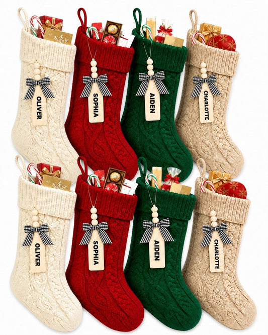 houscly chaussette devant rouge montrant finition décorative et maintien
